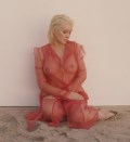Christina Aguilera in see  through